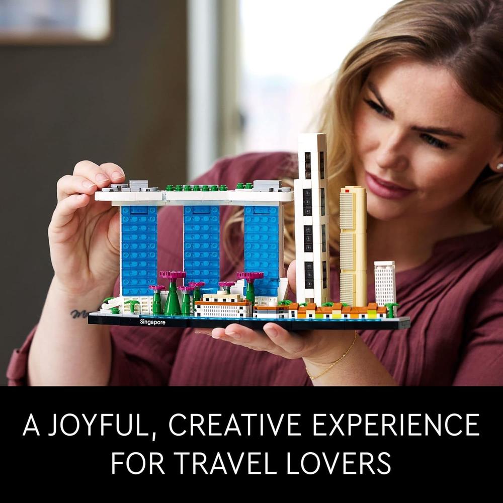 LEGO ARCHITECTURE SINGAPUR COLECCIÓN SKYLINE SET DECORATIVO PARA ADULTOS - 5