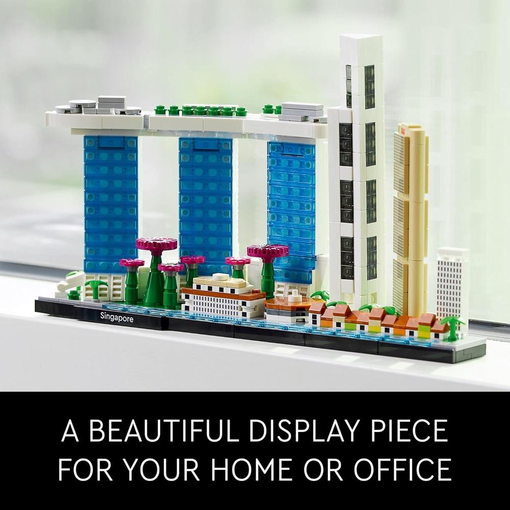 LEGO ARCHITECTURE SINGAPUR COLECCIÓN SKYLINE SET DECORATIVO PARA ADULTOS - 6
