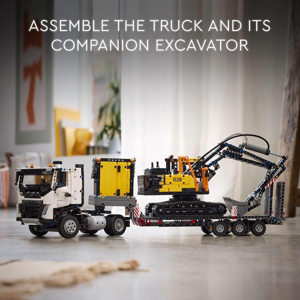 LEGO TECHNIC CAMIÓN VOLVO FMX Y EXCAVADORA ELÉCTRICA EC230, 2 VEHÍCULOS A ESCALA - 3