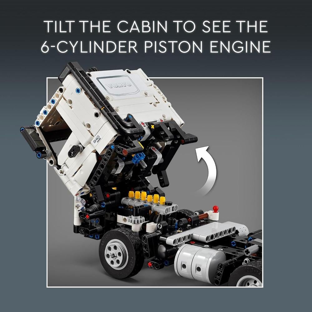 LEGO TECHNIC CAMIÓN VOLVO FMX Y EXCAVADORA ELÉCTRICA EC230, 2 VEHÍCULOS A ESCALA - 4