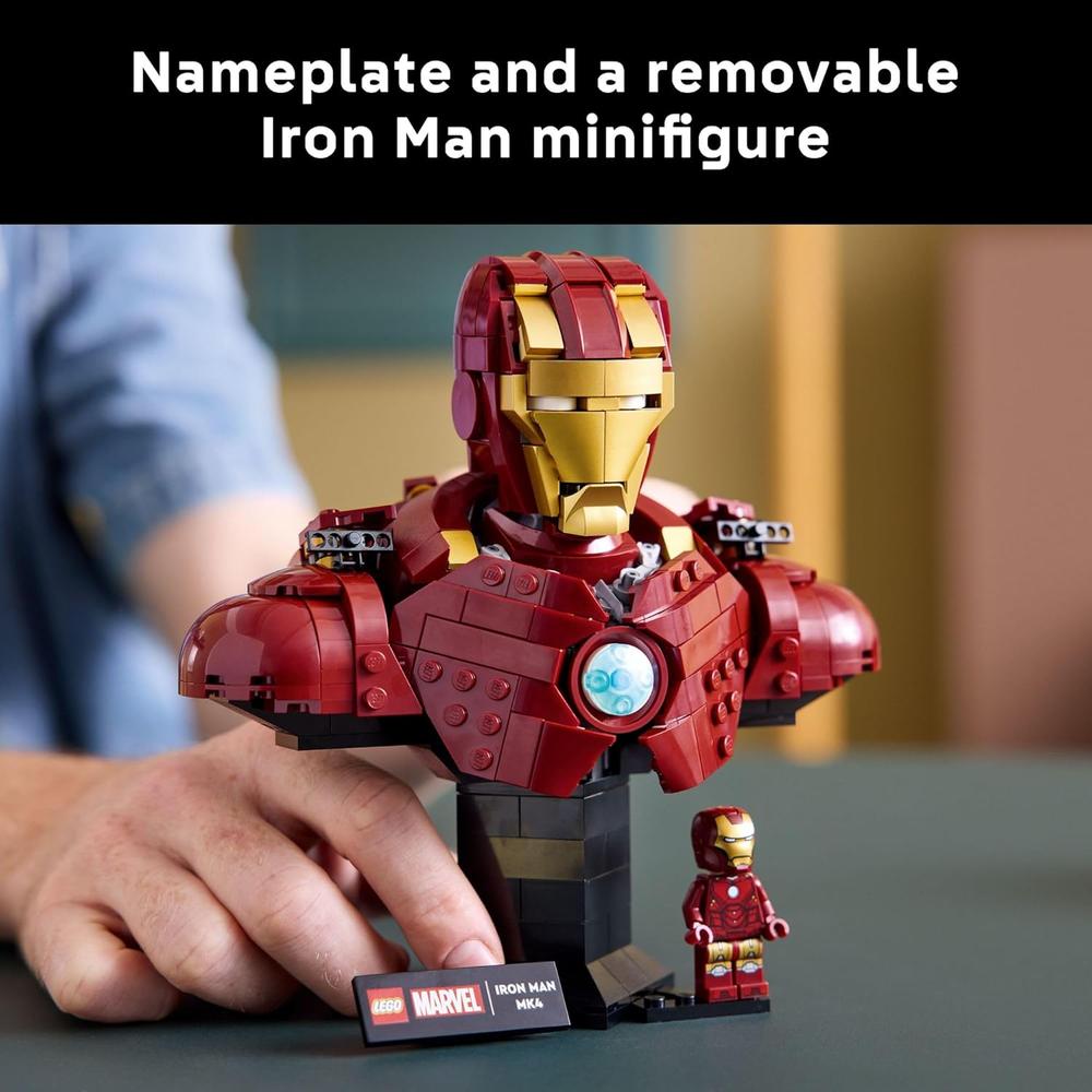 LEGO MARVEL IRON MAN MK4, KIT DE CONSTRUCCIÓN COLECCIONABLE CON MINIFIGURA - 5