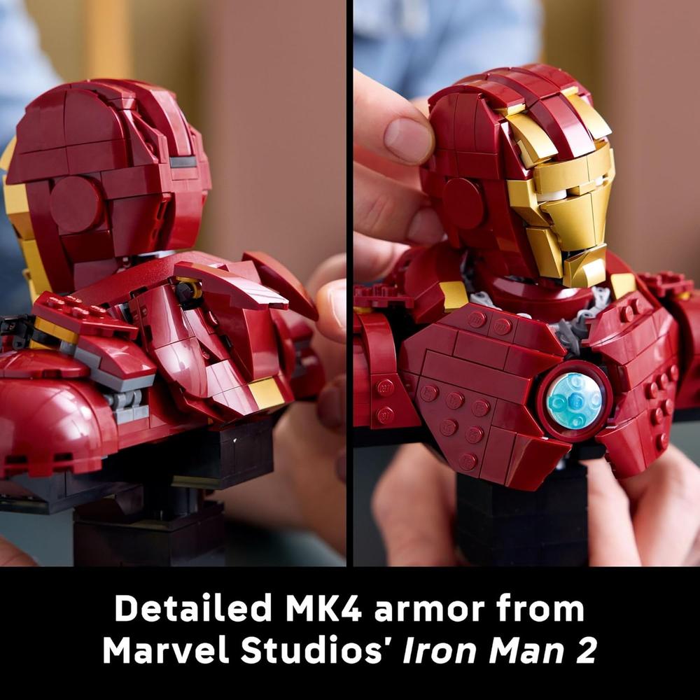 LEGO MARVEL IRON MAN MK4, KIT DE CONSTRUCCIÓN COLECCIONABLE CON MINIFIGURA - 6