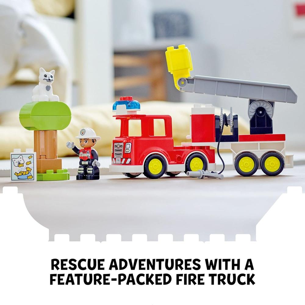 LEGO DUPLO TOWN CAMIÓN DE BOMBEROS JUGUETE DE CONSTRUCCIÓN PARA NIÑOS PEQUEÑOS - 2