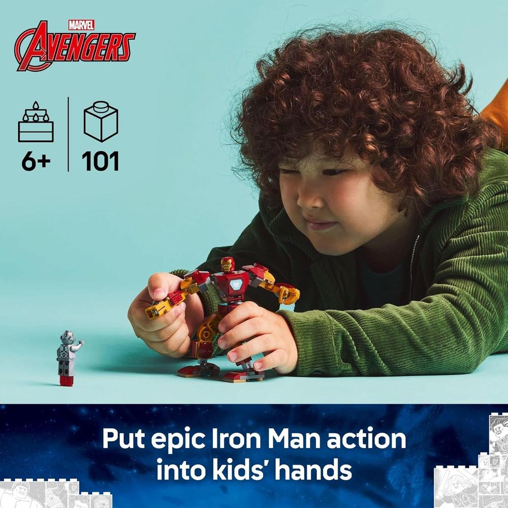 LEGO MARVEL IRON MAN MECH VS ULTRON, FIGURA DE ACCIÓN Y SET DE CONSTRUCCIÓN - 2