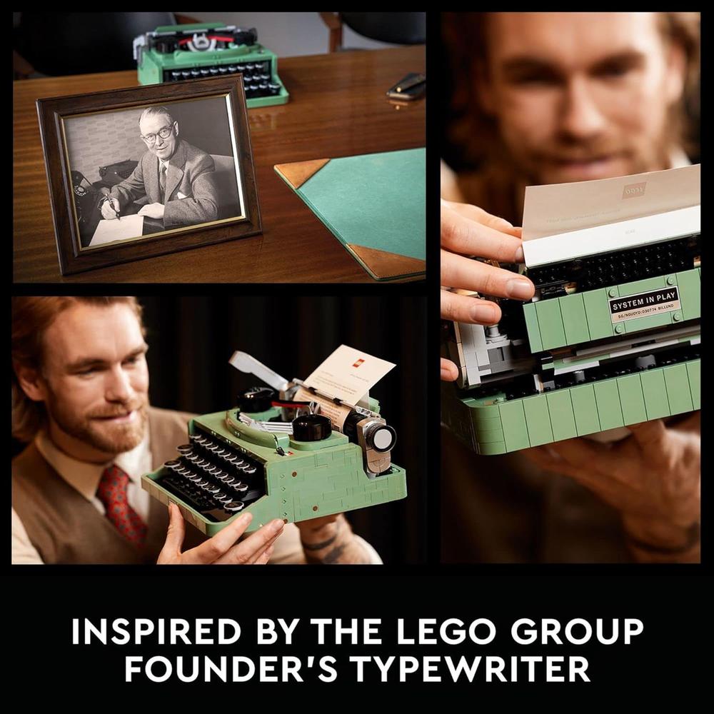 LEGO IDEAS MÁQUINA DE ESCRIBIR MODELO RETRO DECORATIVO PARA ADULTOS - 3