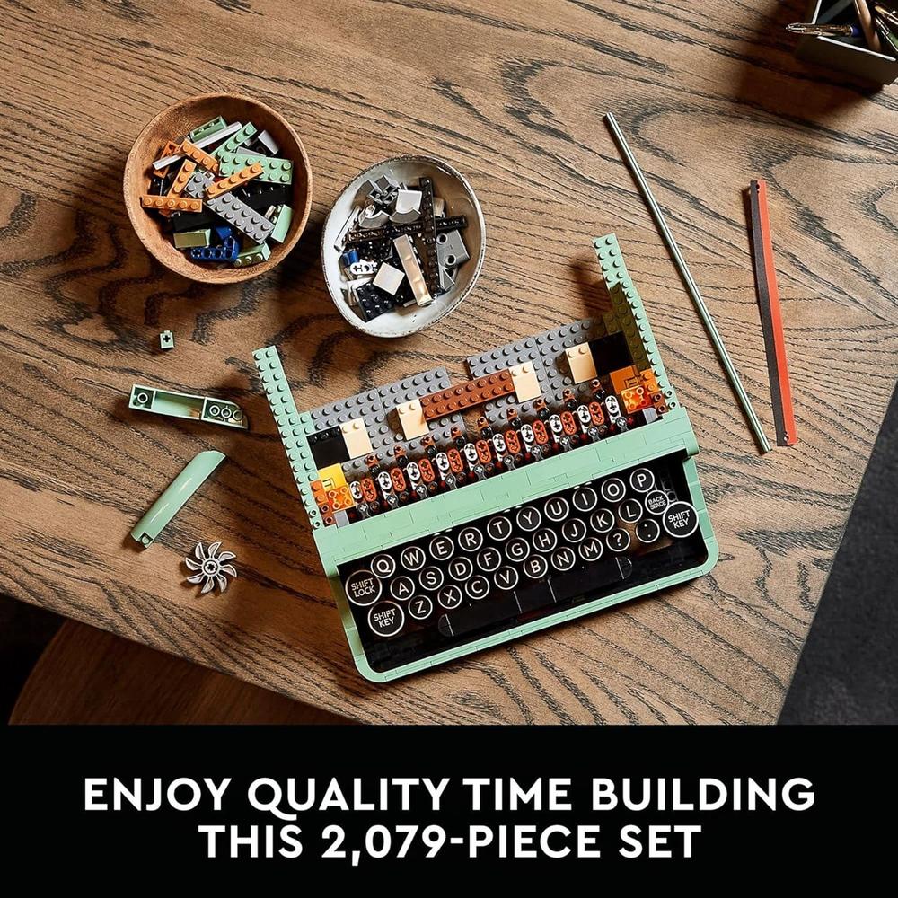 LEGO IDEAS MÁQUINA DE ESCRIBIR MODELO RETRO DECORATIVO PARA ADULTOS - 4