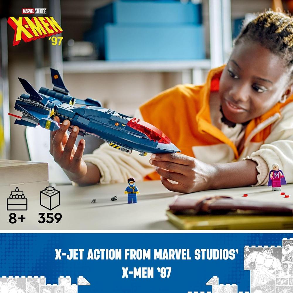 LEGO MARVEL X-MEN X-JET, SET DE CONSTRUCCIÓN CON 4 MINIFIGURAS PARA NIÑOS 8+ - 2