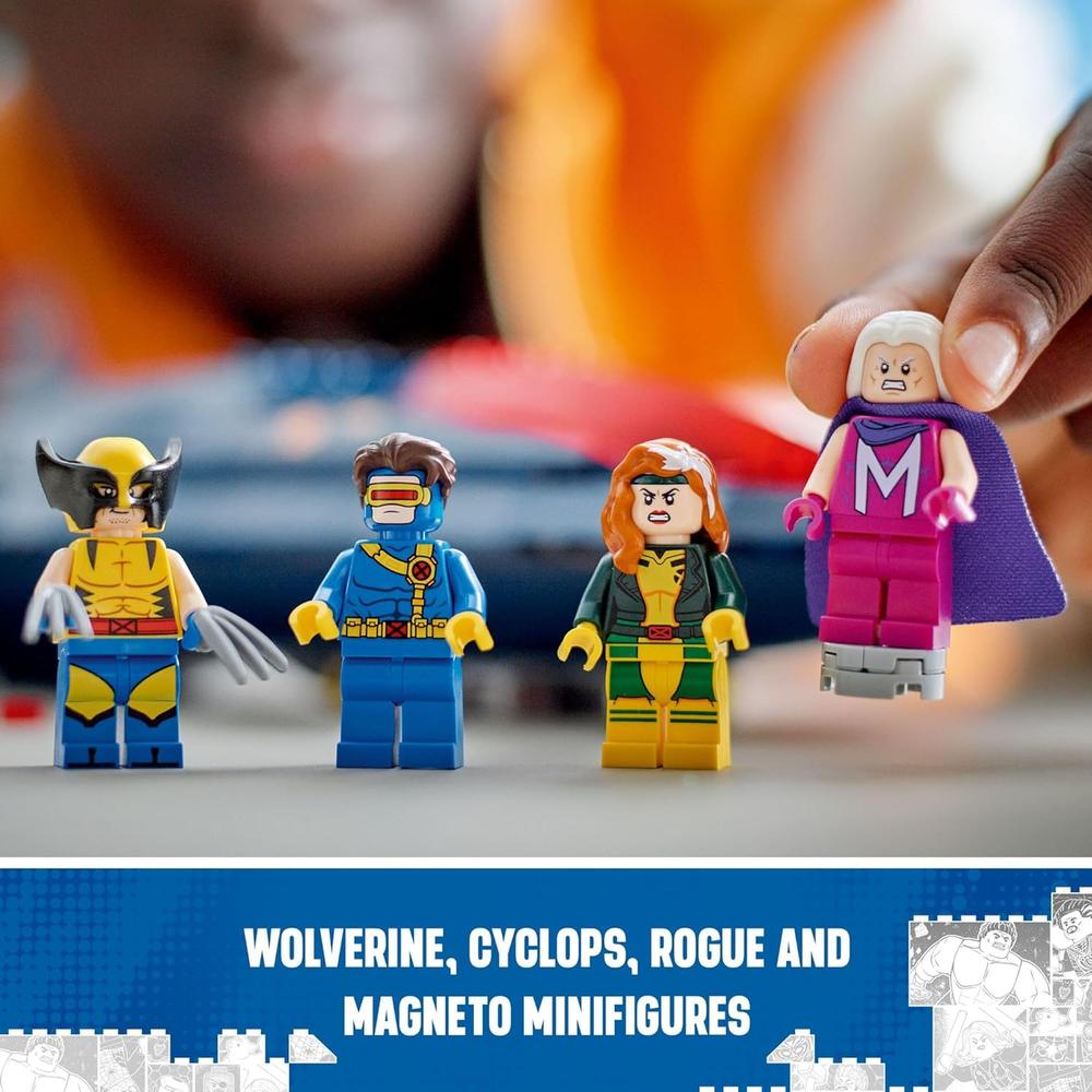 LEGO MARVEL X-MEN X-JET, SET DE CONSTRUCCIÓN CON 4 MINIFIGURAS PARA NIÑOS 8+ - 6