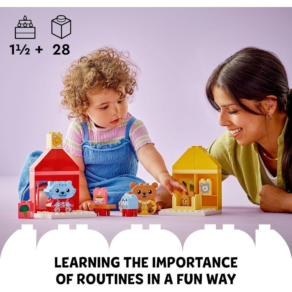 LEGO DUPLO MIS PRIMERAS RUTINAS DIARIAS, JUGUETE EDUCATIVO PREESCOLAR - 2