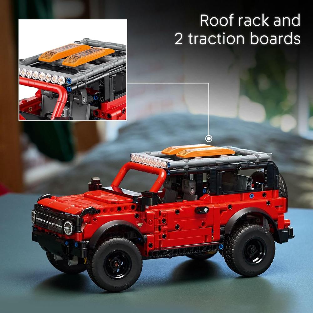LEGO TECHNIC FORD BRONCO, COCHE DE JUGUETE Y SET DE CONSTRUCCIÓN - 6
