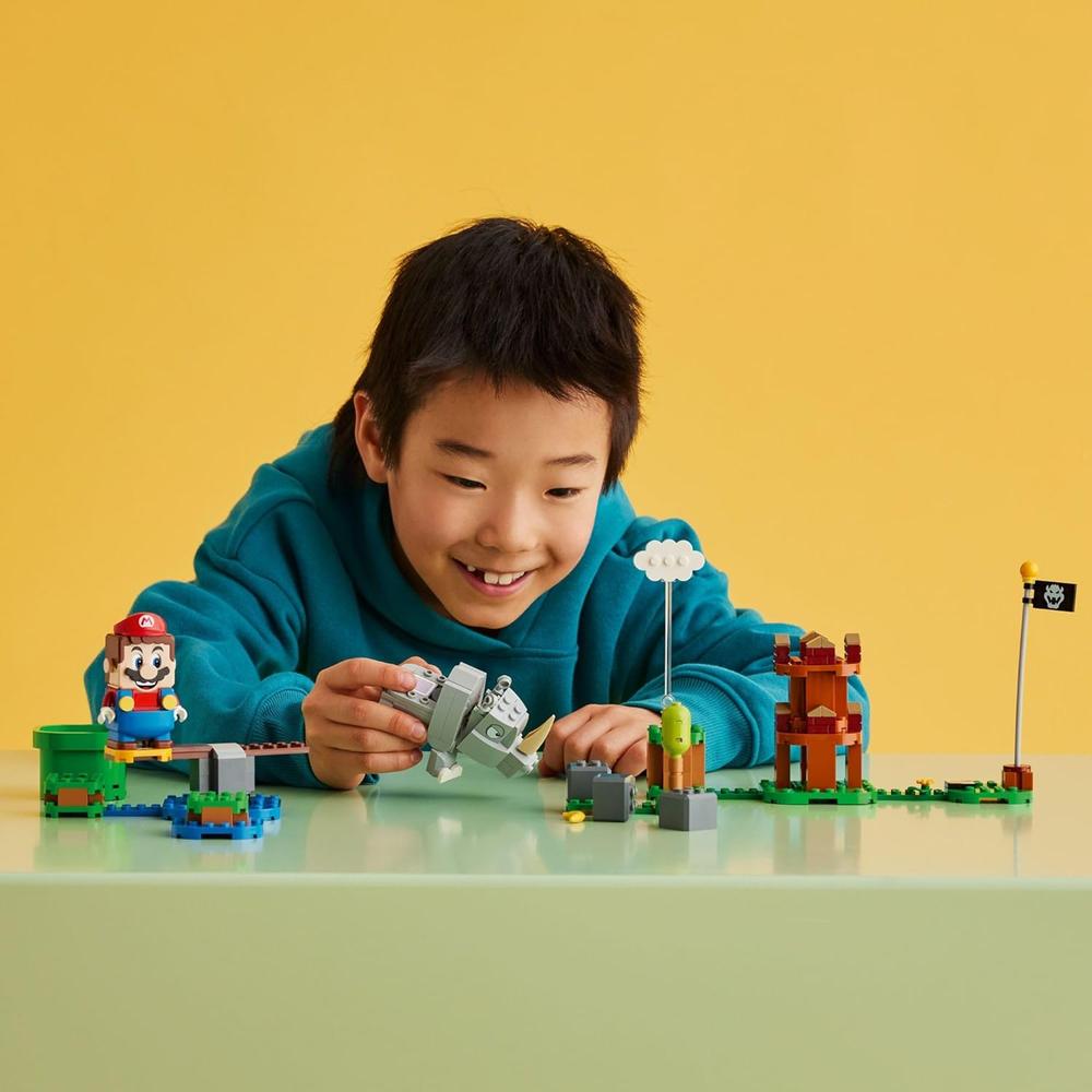 LEGO SUPER MARIO RAMBI EL RINOCERONTE SET DE EXPANSIÓN COLECCIONABLE PARA NIÑOS - 2