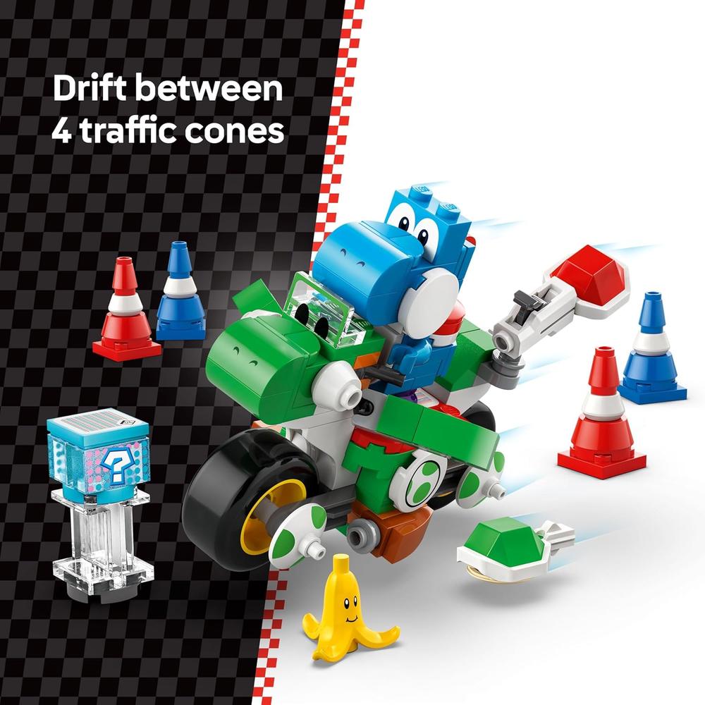 LEGO SUPER MARIO MOTO DE YOSHI DE MARIO KART, SET DE CONSTRUCCIÓN COLECCIONABLE - 3