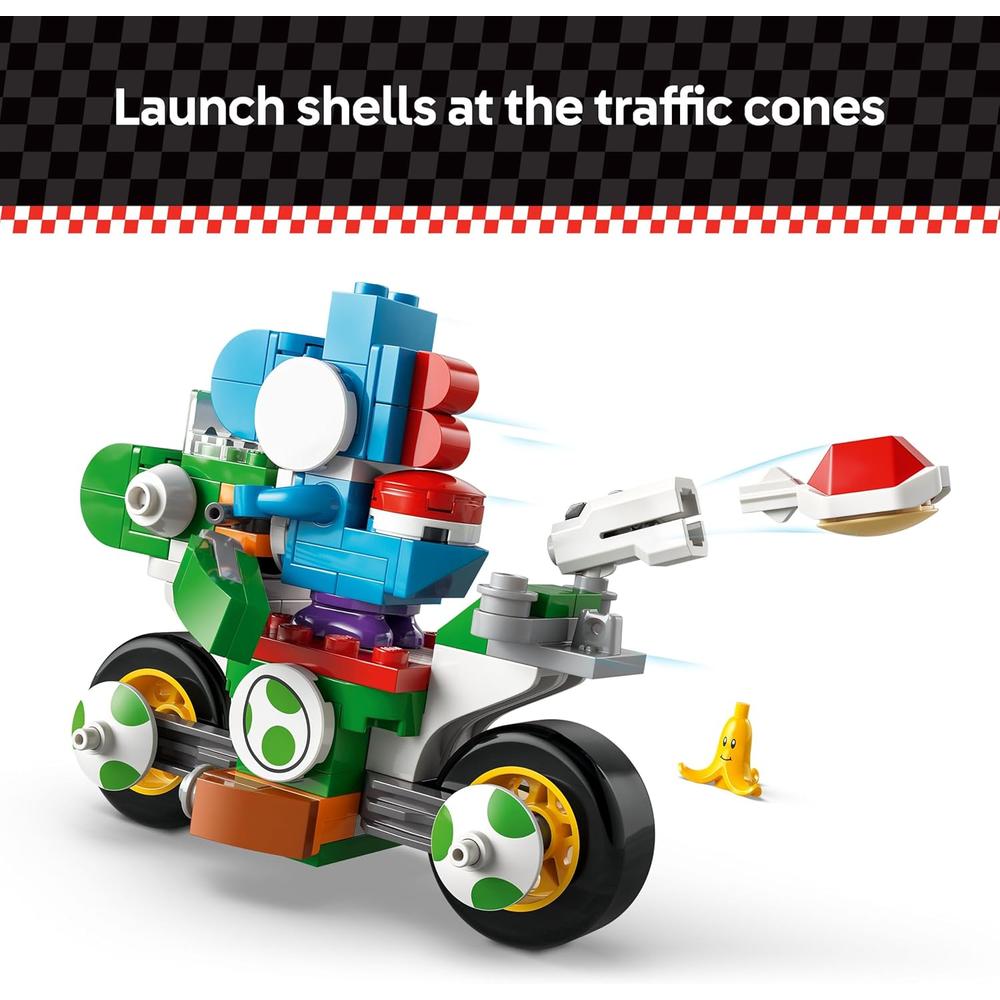 LEGO SUPER MARIO MOTO DE YOSHI DE MARIO KART, SET DE CONSTRUCCIÓN COLECCIONABLE - 4