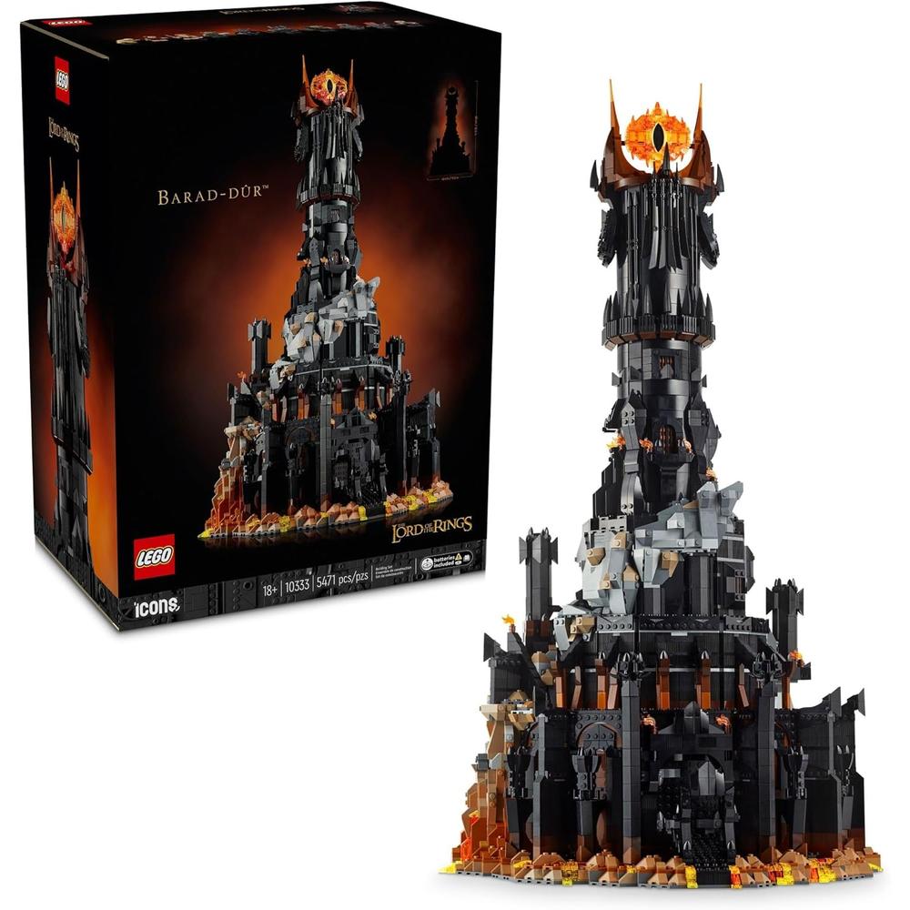 LEGO ICONS EL SEÑOR DE LOS ANILLOS BARAD-DÛR, SET COLECCIONABLE PARA ADULTOS - 1