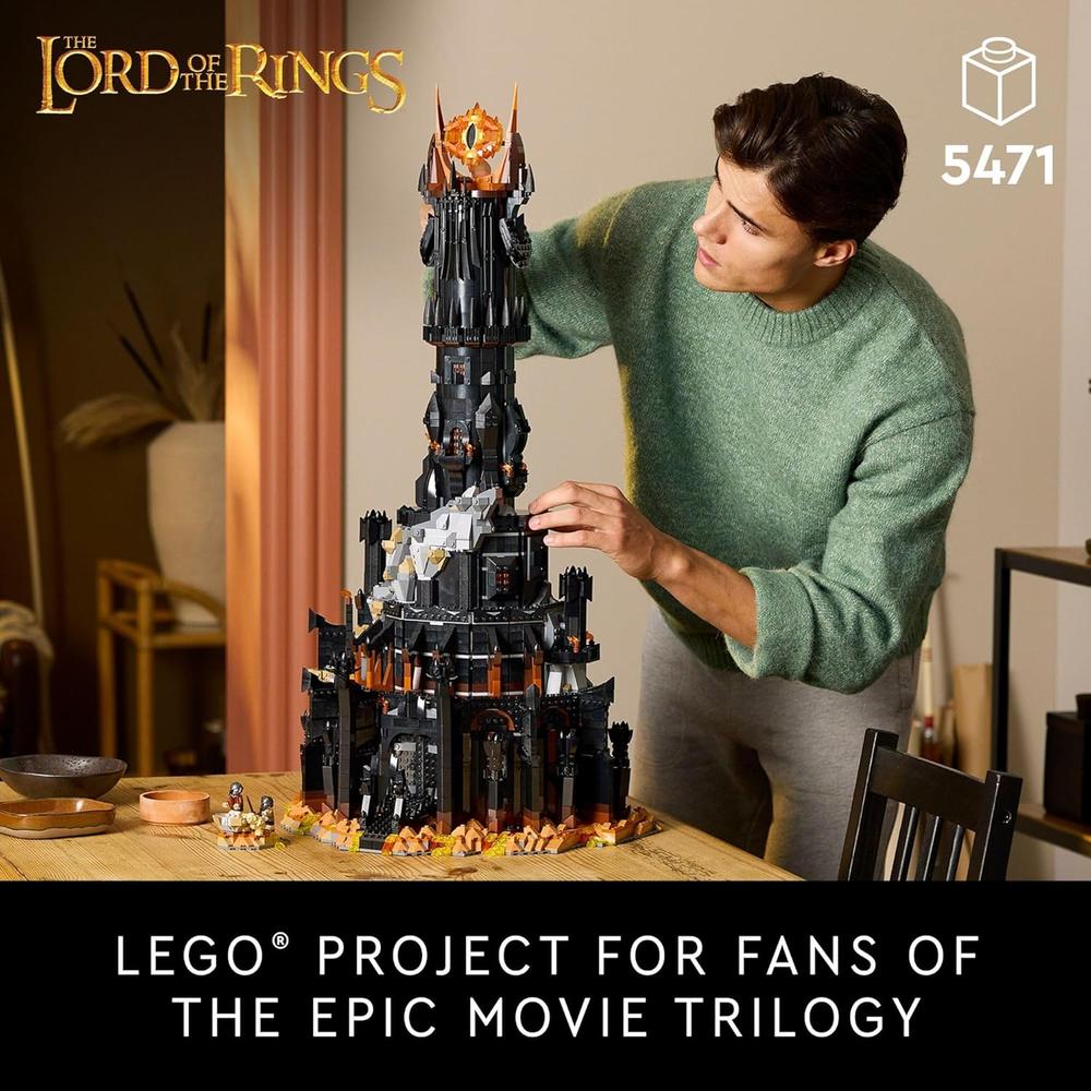 LEGO ICONS EL SEÑOR DE LOS ANILLOS BARAD-DÛR, SET COLECCIONABLE PARA ADULTOS - 2