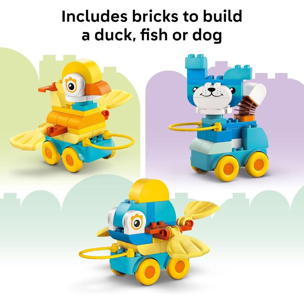 LEGO DUPLO TOWN 3 EN 1 ANIMALES SOBRE RUEDAS, JUEGO EDUCATIVO - 6