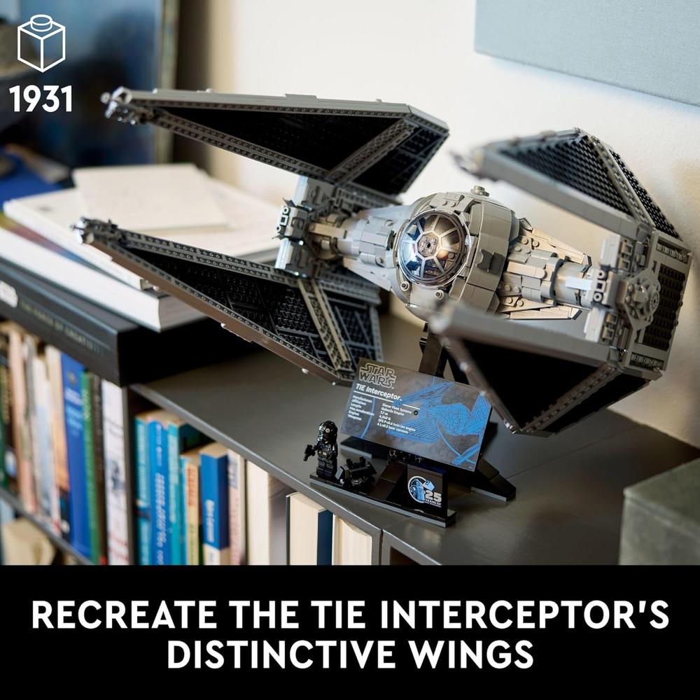 LEGO STAR WARS UCS INTERCEPTOR TIE, SET COLECCIONABLE PARA CONSTRUIR Y EXHIBIR - 3