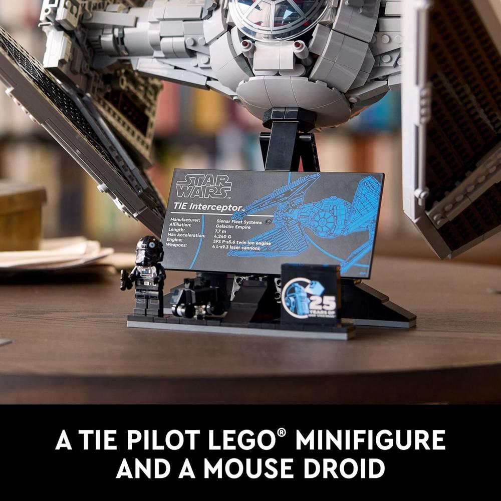LEGO STAR WARS UCS INTERCEPTOR TIE, SET COLECCIONABLE PARA CONSTRUIR Y EXHIBIR - 5