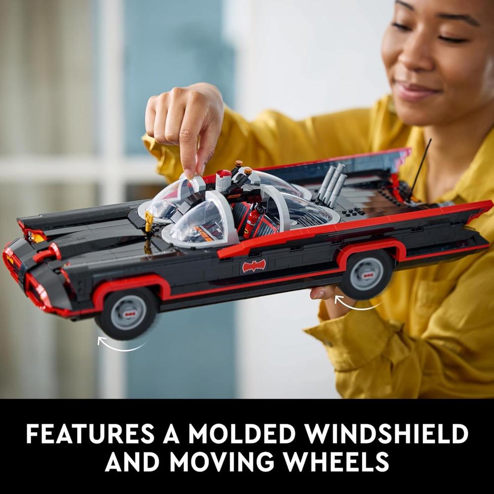 LEGO DC BATMAN CLÁSICO BATMÓVIL, COCHE COLECCIONABLE PARA ADULTOS Y FANS - 3