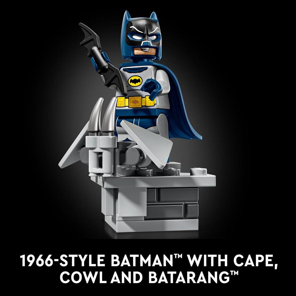 LEGO DC BATMAN CLÁSICO BATMÓVIL, COCHE COLECCIONABLE PARA ADULTOS Y FANS - 5
