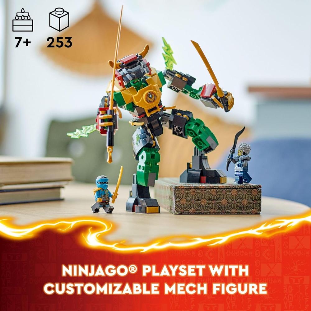 LEGO NINJAGO MECH PODER ELEMENTAL DE LLOYD CON 3 FIGURAS NINJA - 2