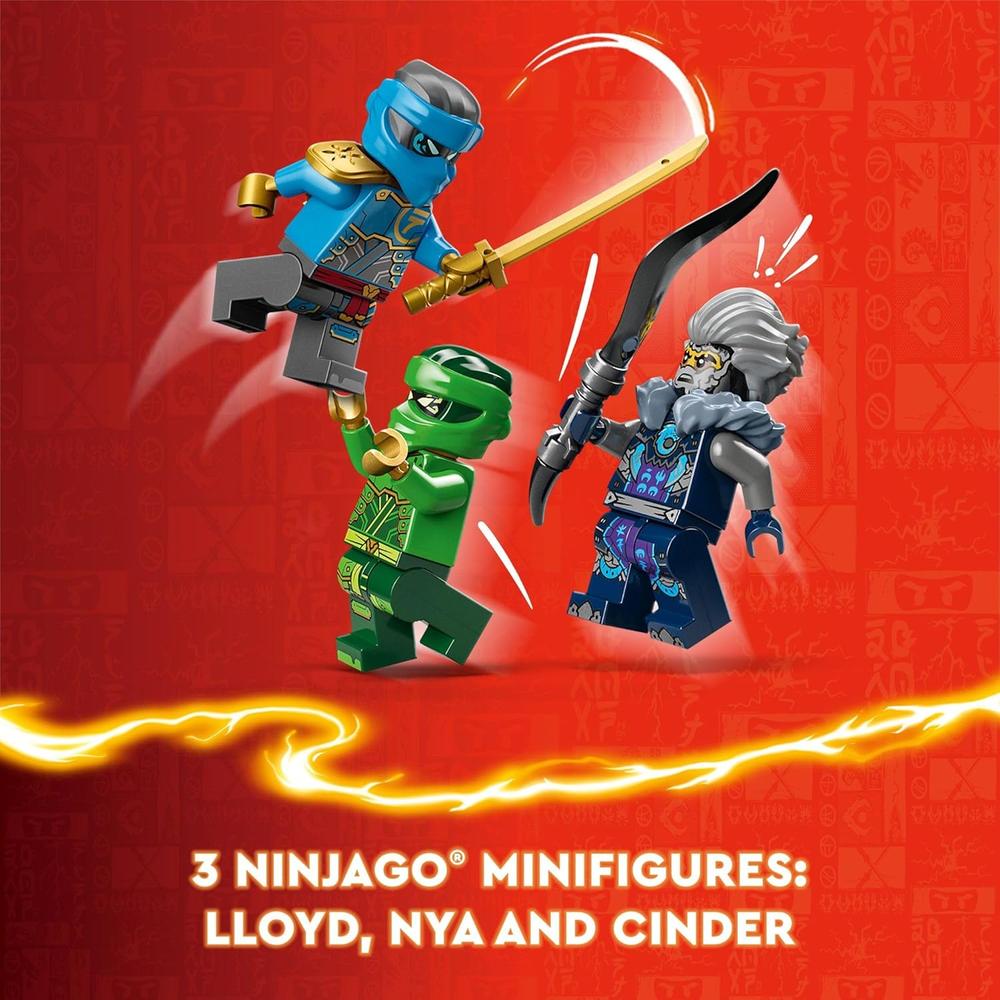 LEGO NINJAGO MECH PODER ELEMENTAL DE LLOYD CON 3 FIGURAS NINJA - 4