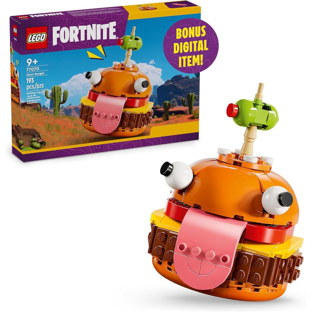 LEGO FORTNITE DURRR BURGER, JUGUETE DE CONSTRUCCIÓN PARA NIÑOS Y NIÑAS - 1