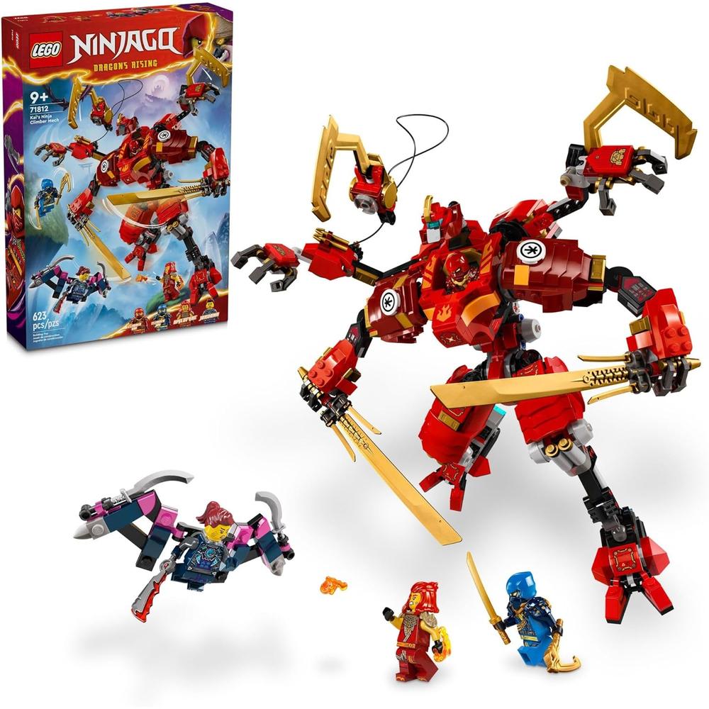 LEGO NINJAGO KAI AVENTURA CON ROBOT ESCALADOR Y 4 FIGURAS DE ACCIÓN NINJA - 1
