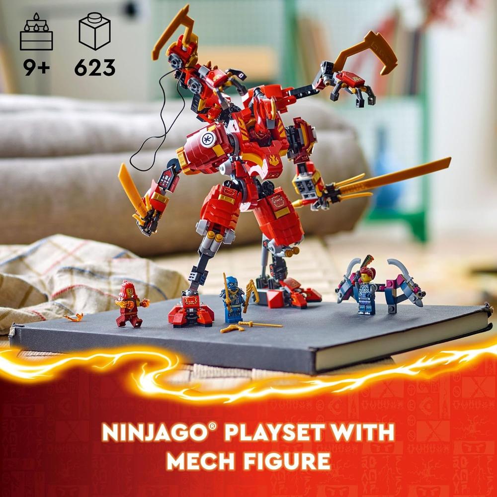 LEGO NINJAGO KAI AVENTURA CON ROBOT ESCALADOR Y 4 FIGURAS DE ACCIÓN NINJA - 2