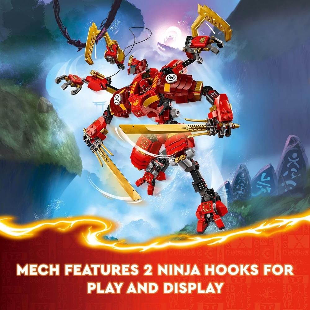 LEGO NINJAGO KAI AVENTURA CON ROBOT ESCALADOR Y 4 FIGURAS DE ACCIÓN NINJA - 3