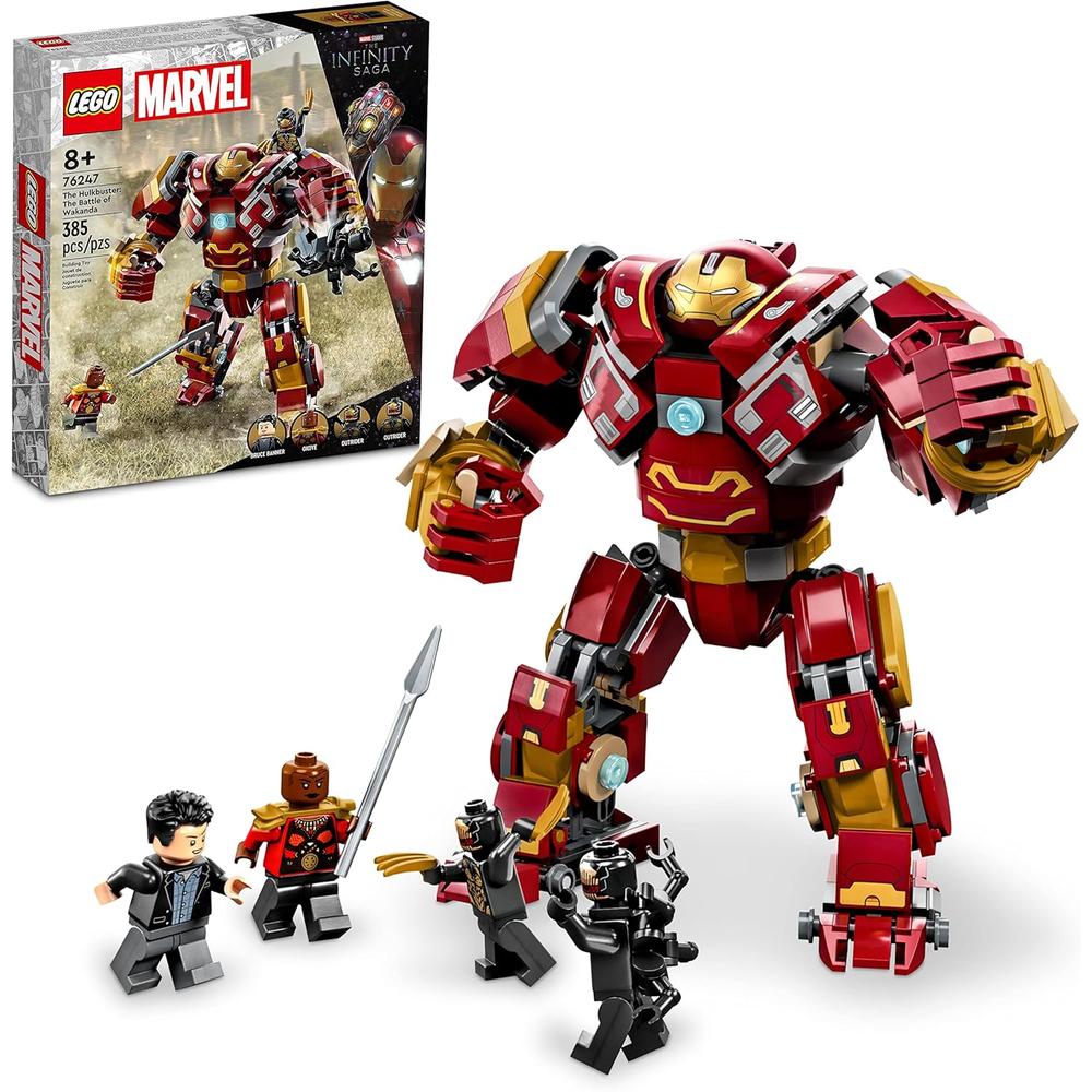 LEGO MARVEL HULKBUSTER BATALLA DE WAKANDA SET DE FIGURA DE ACCIÓN CON MINIFIGURA - 1