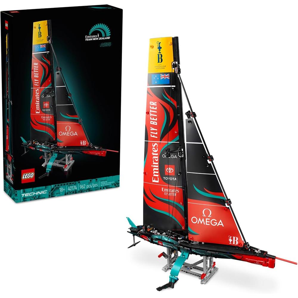 LEGO TECHNIC EMIRATES TEAM NEW ZEALAND AC75, SET DE CONSTRUCCIÓN PARA ADULTOS - 1