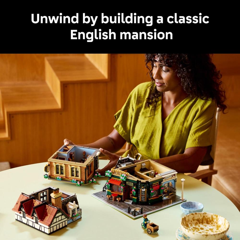 LEGO ICONS TUDOR CORNER, KIT DE CASA MINIATURA PARA ADULTOS - 3