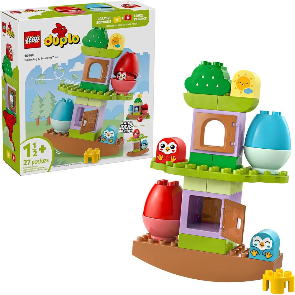 LEGO DUPLO MI PRIMER ÁRBOL DE EQUILIBRIO Y APILAMIENTO, JUGUETE EDUCATIVO - 1