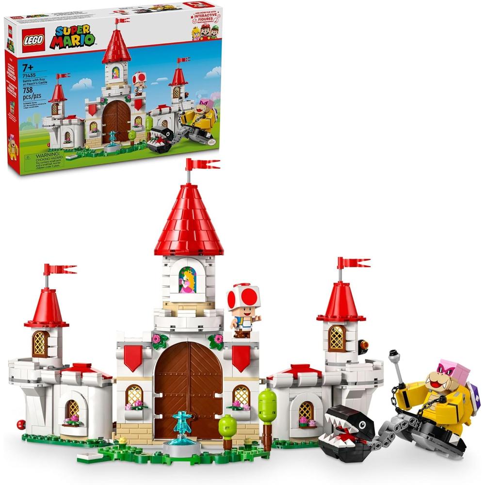 LEGO SUPER MARIO BATALLA CON ROY EN EL CASTILLO DE PEACH, SET DE AVENTURA - 1