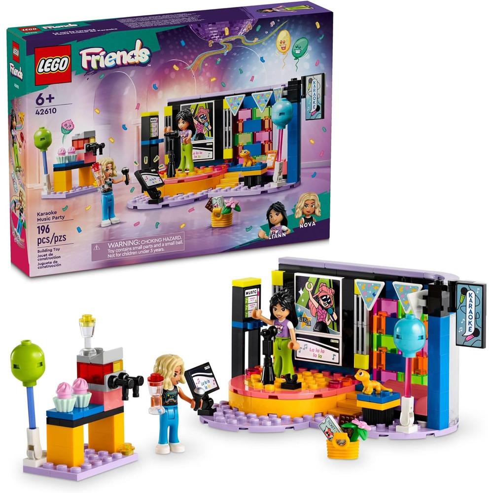 LEGO FRIENDS SET DE KARAOKE Y FIESTA MUSICAL CON MINI MUÑECAS Y GECKO - 1