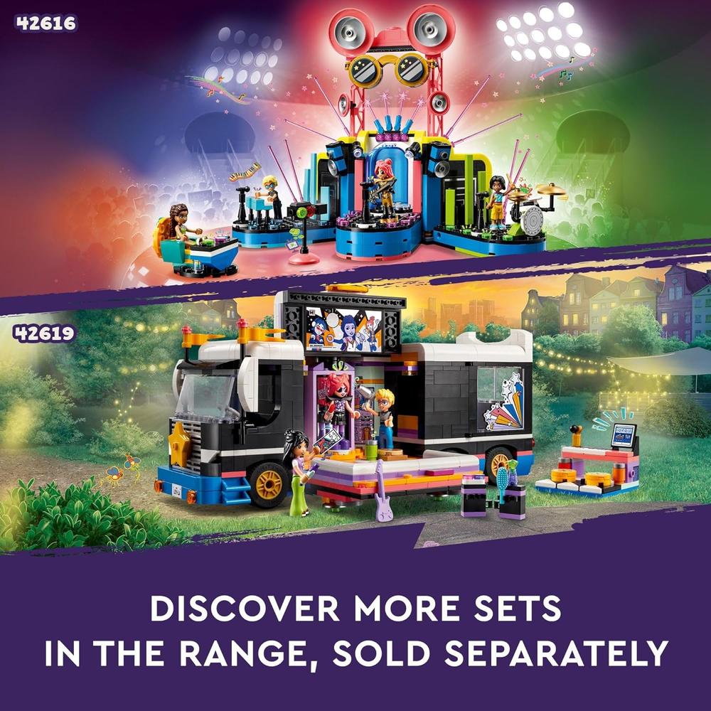LEGO FRIENDS SET DE KARAOKE Y FIESTA MUSICAL CON MINI MUÑECAS Y GECKO - 6