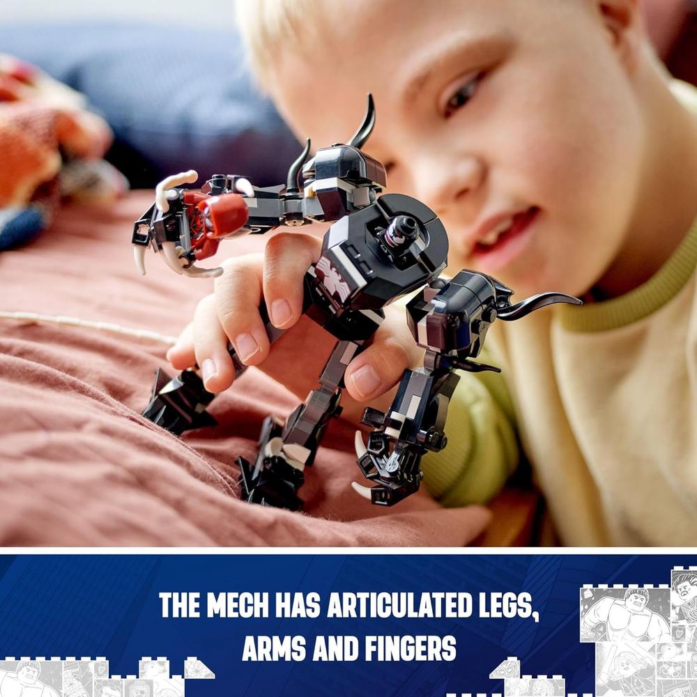 LEGO MARVEL ARMADURA MECÁNICA DE VENOM CONTRA MILES MORALES, CON FIGURAS - 4