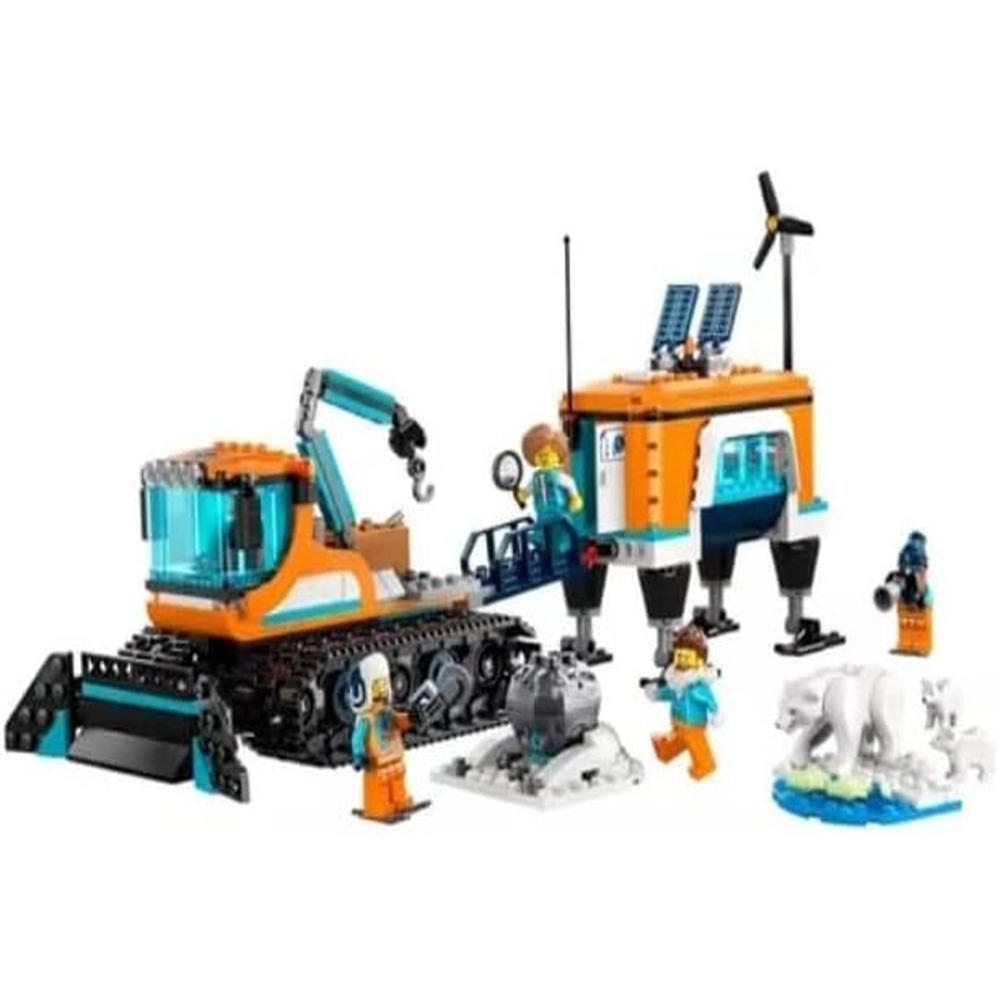LEGO CITY EXPLORACIÓN CAMIÓN ÁRTICO Y LABORATORIO MÓVIL CON FIGURAS Y OSO POLAR - 4