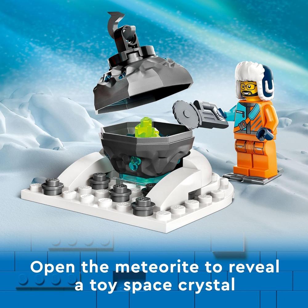 LEGO CITY EXPLORACIÓN CAMIÓN ÁRTICO Y LABORATORIO MÓVIL CON FIGURAS Y OSO POLAR - 5