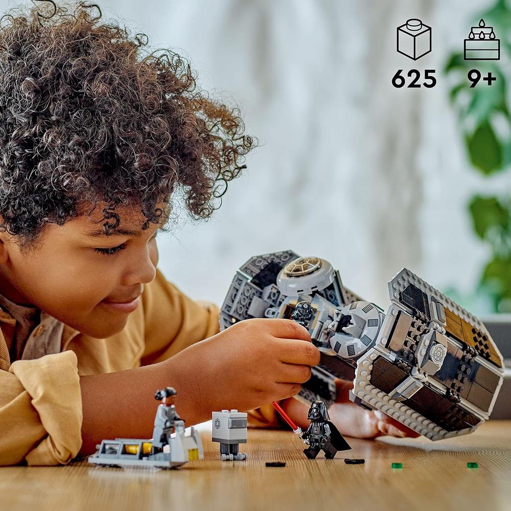 LEGO STAR WARS BOMBARDERO TIE SET DE NAVE CON MINIFIGURAS DE DARTH VADER Y DROIDE - 2