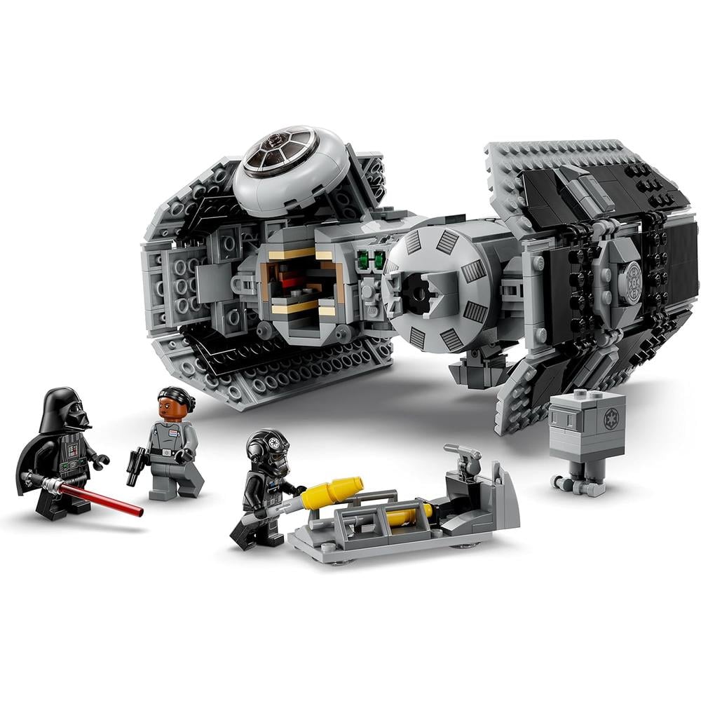 LEGO STAR WARS BOMBARDERO TIE SET DE NAVE CON MINIFIGURAS DE DARTH VADER Y DROIDE - 6