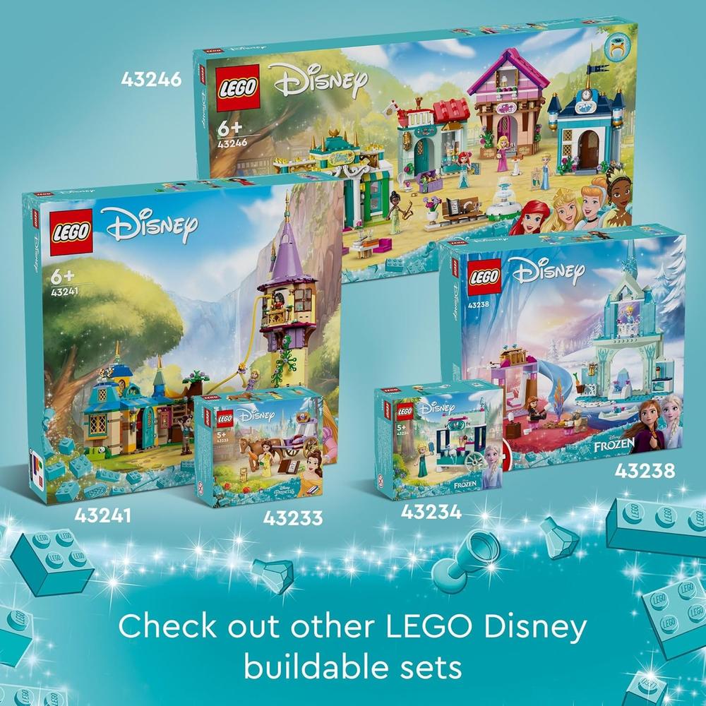 LEGO DISNEY FROZEN CASTILLO DE LA PRINCESA ELSA, SET DE CONSTRUCCIÓN PARA NIÑOS - 6