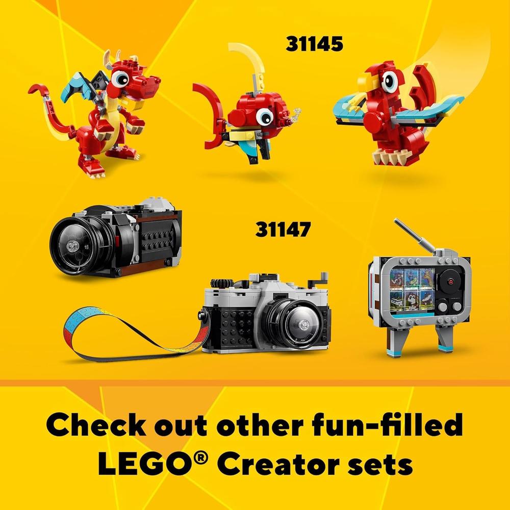 LEGO CREATOR 3 EN 1 CAMIÓN PLATAFORMA CON HELICÓPTERO Y COCHES TRANSFORMABLES - 6