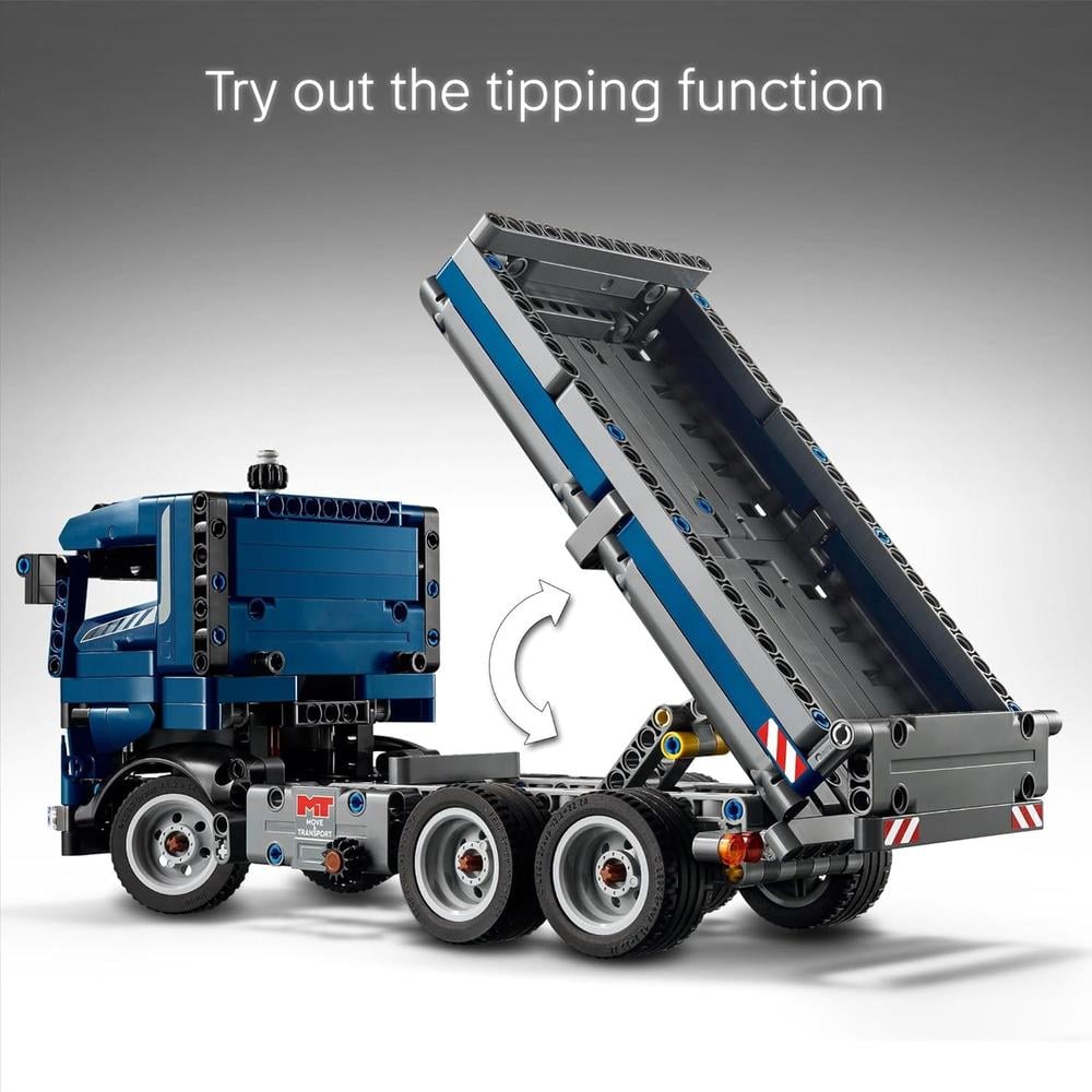 LEGO TECHNIC CAMIÓN VOLQUETE DE JUGUETE, SET DE CONSTRUCCIÓN Y DIVERSIÓN - 4