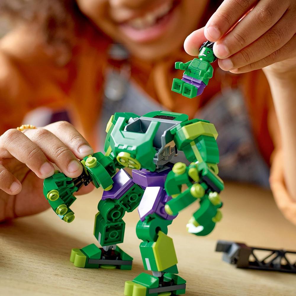 LEGO MARVEL HULK MECH ARMOR SET DE FIGURA DE ACCIÓN COLECCIONABLE DE SUPERHÉROE - 4