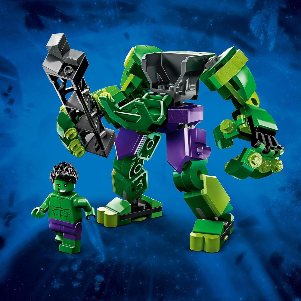 LEGO MARVEL HULK MECH ARMOR SET DE FIGURA DE ACCIÓN COLECCIONABLE DE SUPERHÉROE - 6