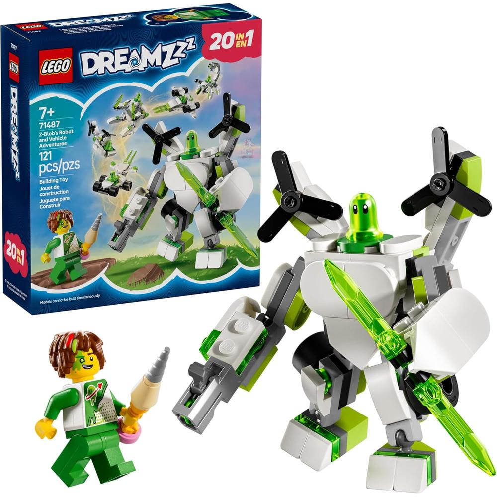 LEGO DREAMZZZ Z-BLOB AVENTURAS CON ROBOTS Y VEHÍCULOS, KIT DE CONSTRUCCIÓN PARA NIÑOS - 1