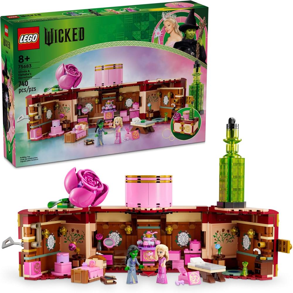 LEGO WICKED EL DORMITORIO DE GLINDA Y ELPHABA, CASA DE MUÑECAS PARA NIÑOS - 1