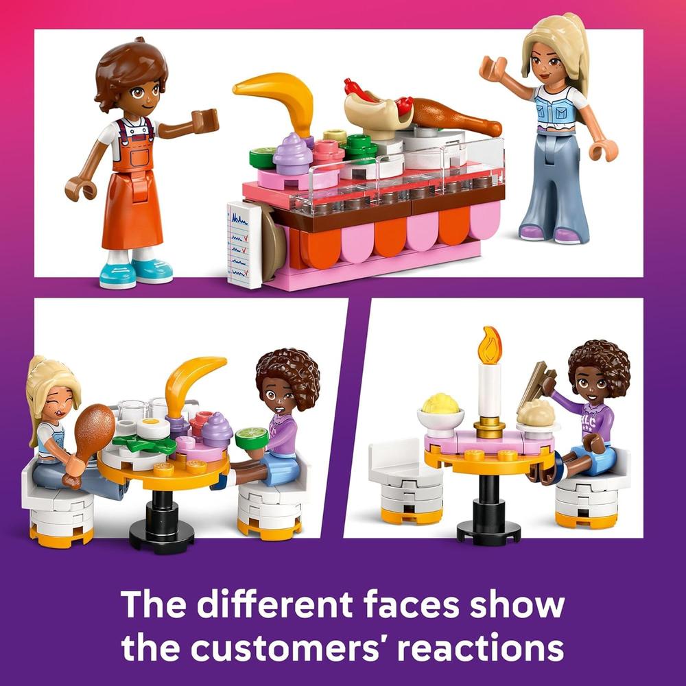 LEGO FRIENDS RESTAURANTE Y ESCUELA DE COCINA, SET DE SIMULACIÓN PARA NIÑOS - 4